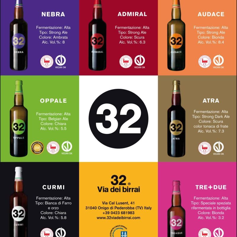Malto, luppolo e fantasia. La birra artigianale secondo 32 via dei birrai