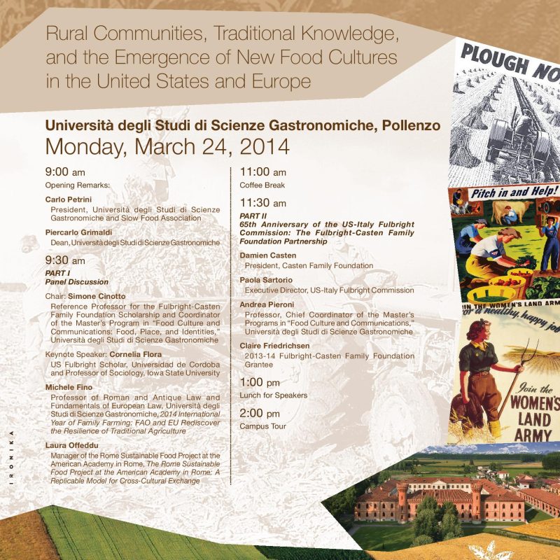 Prof. Simone CINOTTO, Fulbright seminar