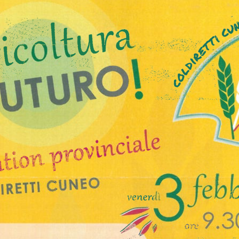 L’agricoltura ha futuro!