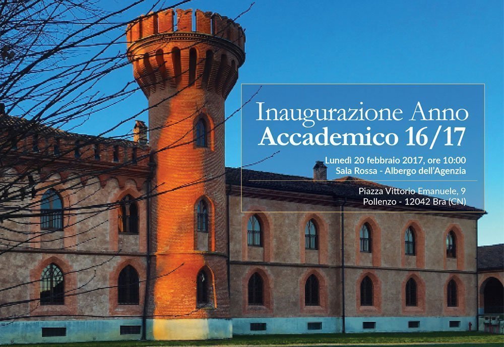 Inaugurazione dell'Anno Accademico Unisg 2016-2017